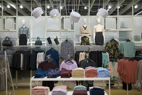 Preview: Clothes in shop.