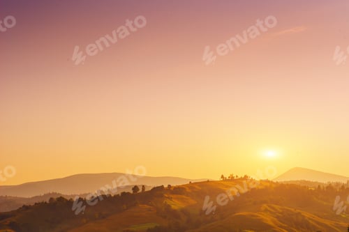 Preview: Beautiful sunny day is in mountain