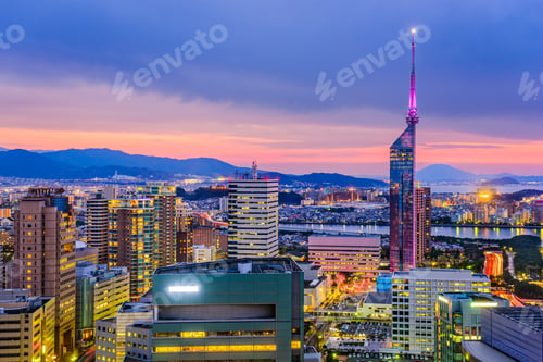 Preview: Fukuoka, Japan Skyline