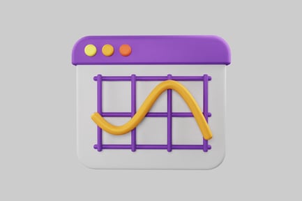 Preview: Icon with orange circles and yellow curved line
