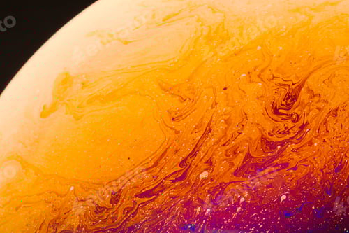 Preview: Fluid art made of colorful soap bubble film. Trendy Inkscape blurred background