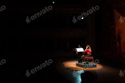 Visualização: Concerto de música Clássica em um teatro