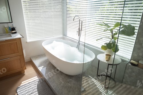 Preview: Modern interior design of bathroom