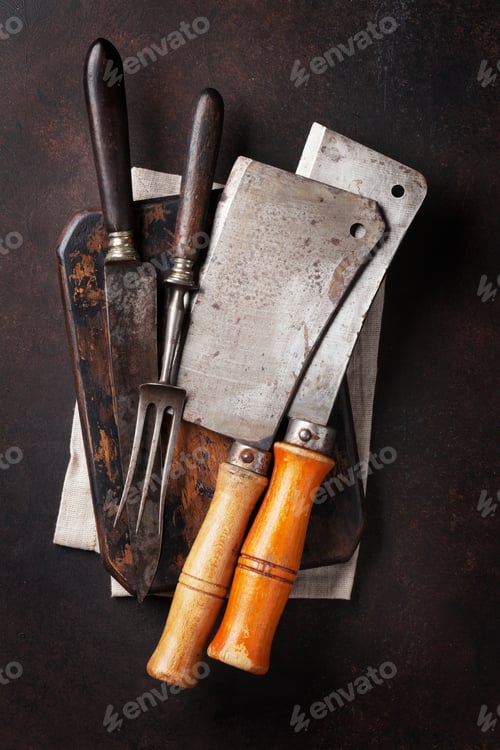 Preview: Vintage kitchen utensils