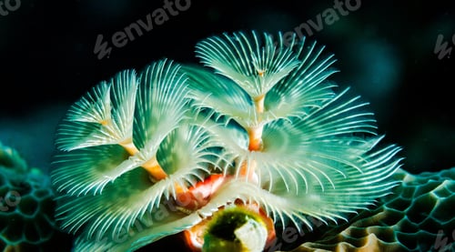 Preview: Amazing underwater world, Underwater world scene.