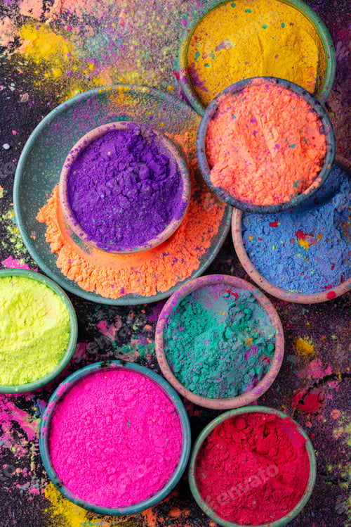 Preview: Gulal colors for Indian Holi festival