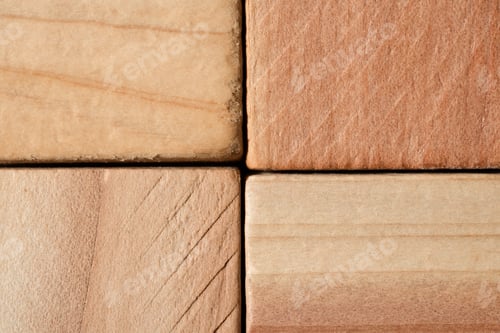 Preview: Wooden cubes macro texture