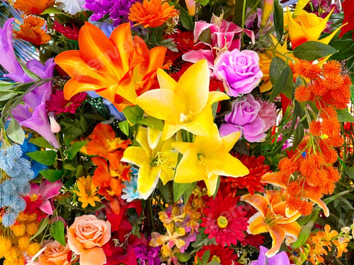 Preview: Colorful floral arrangement