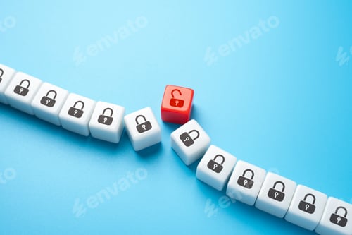 Preview: Opening a padlock breaks the chain.