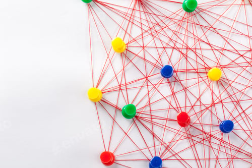 Preview: Network with pins
