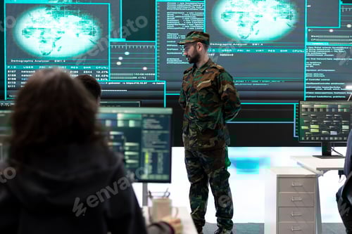 Preview: Government army hackers engaged in hybrid warfare strategies in agency office