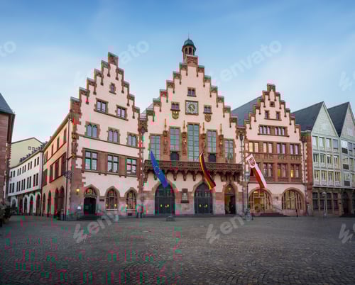 Preview: Romer City Hall at Romerberg Square - Frankfurt, Germany
