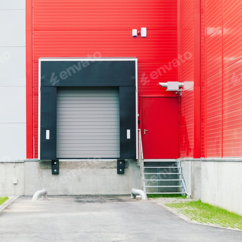 Preview: Modern industrial warehouse loading ramp