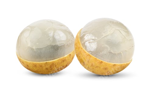 Preview: Longan on white background