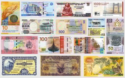 Preview: Collection of Bank Notes from Around the World