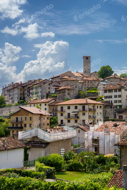 Preview: Historic buildings of Feltre, Veneto, Italy