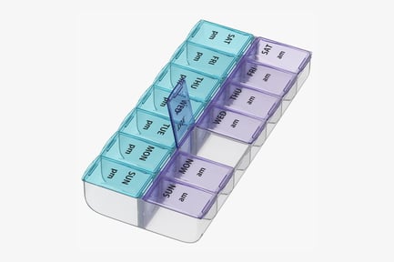 Preview: Weekly AM/PM Pill Organizer