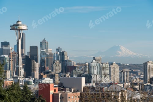 Preview: Seattle with Mount Rainier
