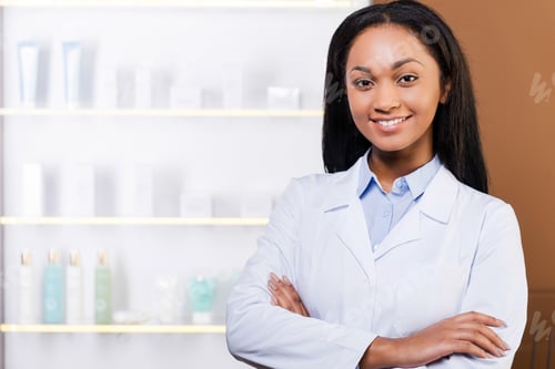 Preview: Confident pharmacist.