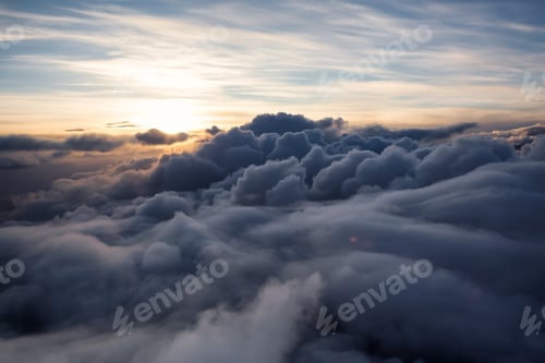 Preview: Aerial Canadian Mountain Landscape. Nature Background