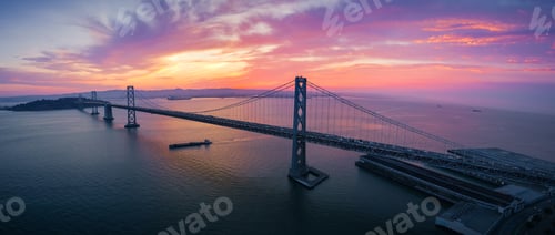 Preview: San Francisco-Oakland Bay Bridge at Sunrise