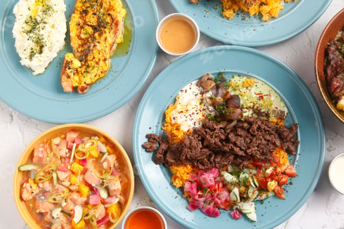 Preview: Freshly cooked assorted rice meals