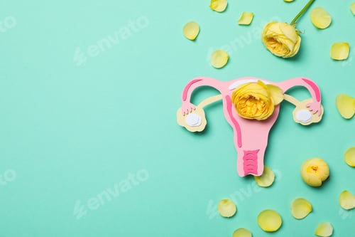 Preview: Women's health and women's healthcare concept with uterus