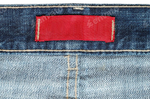 Preview: Clothing label inside jeans