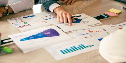 Preview: professional business team meeting for creative strategy, teamwork group cooperation brainstorming