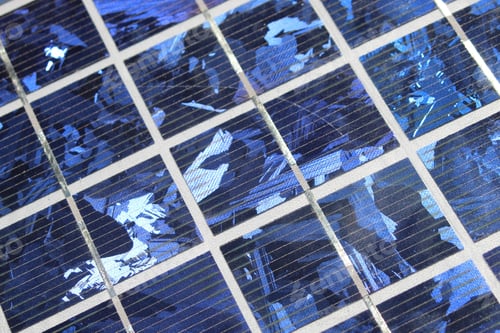 Preview: Closeup of solar panels on the roof of a building