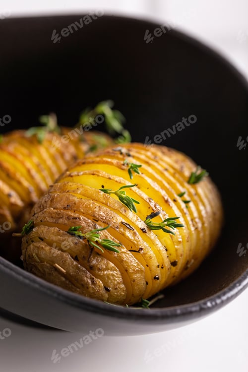 Preview: Grilled potato for dinner