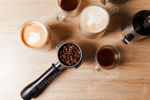 Preview: Professional coffee making accessories concept