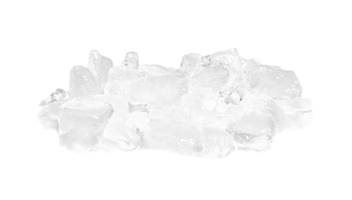 Preview: Ice cubes on white background. Frozen liquid