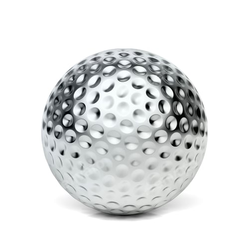Preview: Silver golf ball