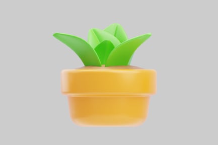Preview: Cartoon potted plant