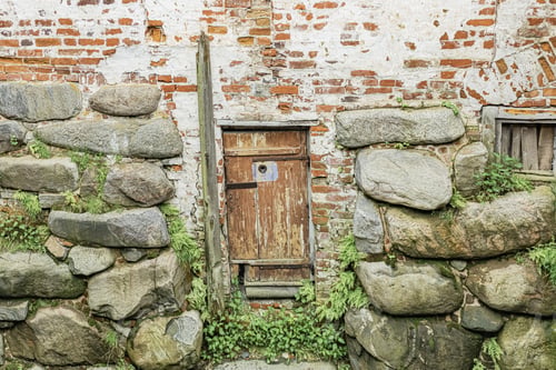 Preview: Brick Stone Wall- Architecture Pattern. Medieval Fortress- Background Nature