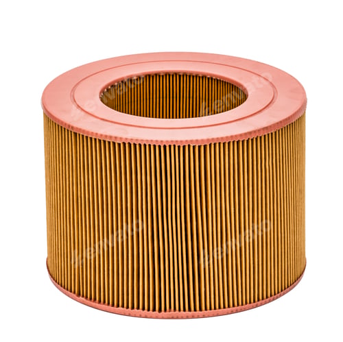 Preview: Car filter close-up, auto spare part, isolated on white