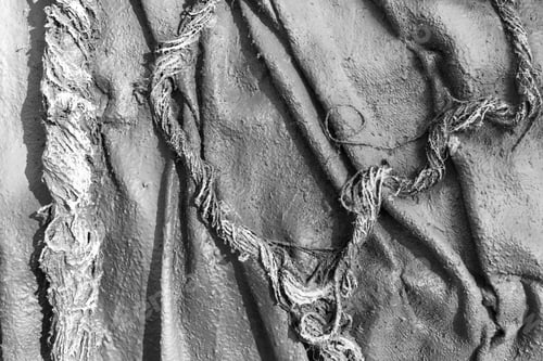 Preview: Abstract Uneven Pattern From Threads And Ropes Of Black Color For The Textured Background Or For