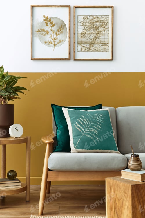 Preview: Interior design of modern living room
