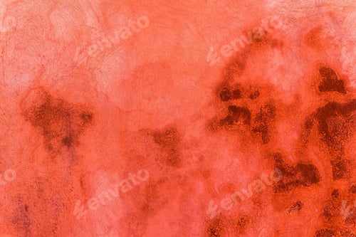 Preview: Spotty Abstract Background With Textural Stains Of Red Color