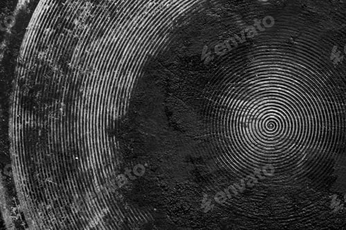 Preview: black old aluminum sheet with burnt marks from the pan