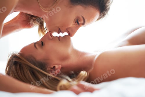 Preview: Two young girlfriends on the bed