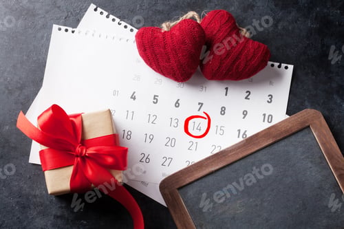 Preview: Valentines day greeting card