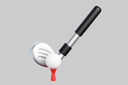 Preview: Golf club and ball