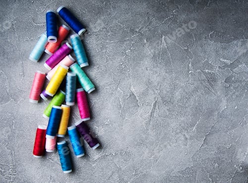Preview: Colorful spools of thread