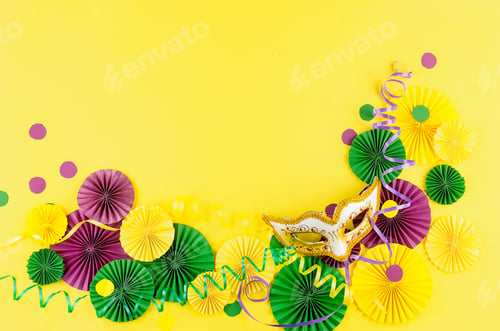 Preview: colorful background of mardi gras or carnival