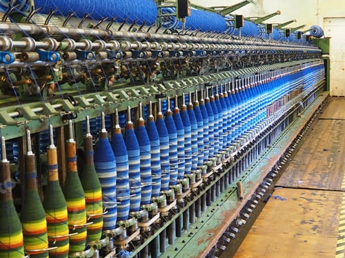 Preview: The production of colourful wool yarn for knitting on the old Estonian factory