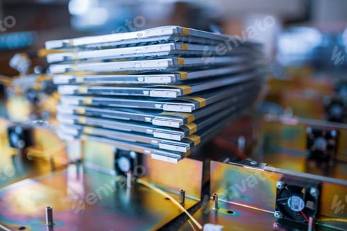 Preview: Stack of matrix for TFT displays and details in workshop