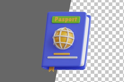 Preview: Passport 3D Icon
