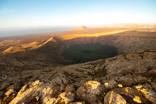 Preview: Volcano Caldera Blanca on Lanzarote island